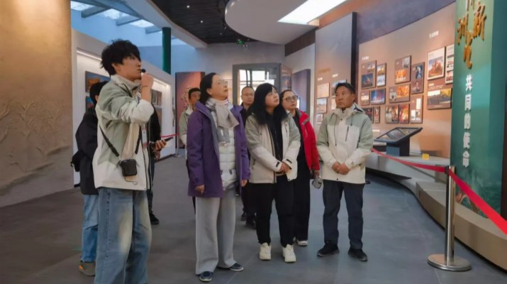 馬文玫總經理一行赴額濟納胡楊林景區考察調研